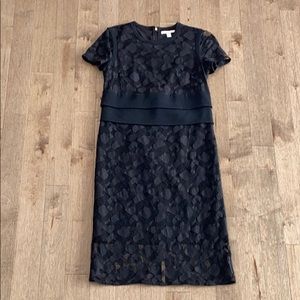 Hugo Boss black sheath dress - perfect for holiday party!